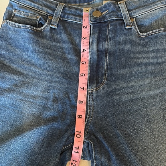 PAIGE Hoxton Slim Skinny Classic Fringe Denim Jeans Wmn’s Sz 27 - Picture 11 of 11